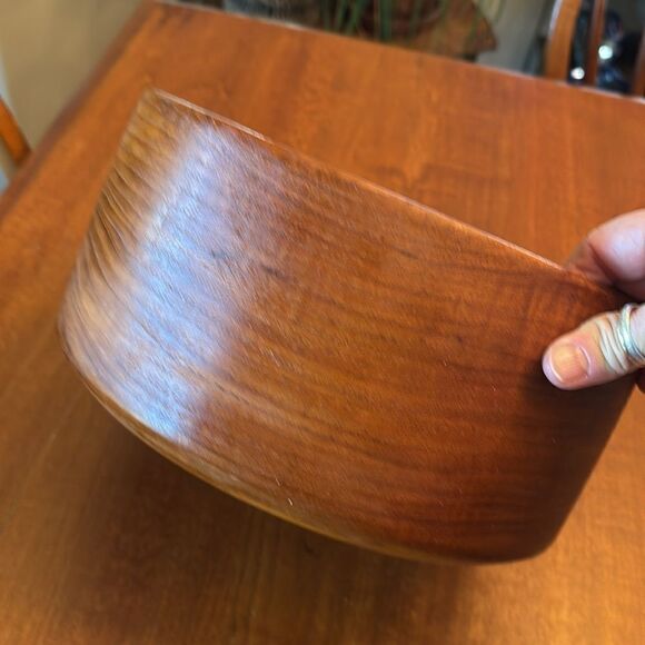 MCM Teak Salad Bowl - Picture 2 of 6